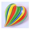Tripact Inc M Design Art Handcraft Rainbow Stripe w/Murrine Heart