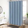 MitoVilla 2 Pack Blue Fabric Shower Curtain Liner - 72"