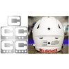 Metallic Silver C Captain Patch Style Vinyl Football Helmet Decal