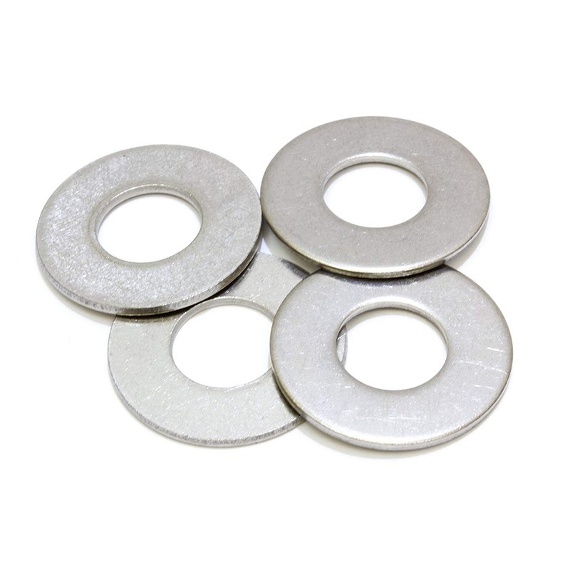 1/4" Stainless Flat Washer, 5/8" Outside Diameter (100 Pack)- Choose