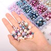 HOVIN Beads for threading 4/6/8/10 mm, craft beads for bracelets,