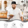 6pzs Sombrero Cocinero Gorra Gorritos Chef Cabeza Ajustable