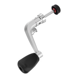 Fishing Spin Reel Handle, Fishing Reel Crank Rotary Knob Power Handle, Spin Reels Replacement Grip Parts, Silver