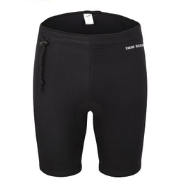 Lemorecn Wetsuits Pants Shorts 3mm Neoprene Canoeing Swimming Pants(CA1035BLACK-M)