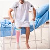 Healeved Leg Cast Shower Bag Transparent Foot Cover for Adults