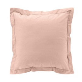 douceur d'intérieur, Percale Nude 100% Cotton Percale Percale Cushion Cover with Hem