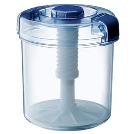Squirrel R-30 Instant Pickle Container, Round Shape, Clear Blue, 0.1 gal (3 L), High Pet Recipe Included, Made in Japan