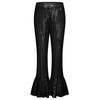 GRACE KARIN Girls Glitter Pants Size 10 Black Sequin Trouser