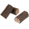 YUENPUN Rustic Wooden Place Card Holders, Wooden Place Card Holders,