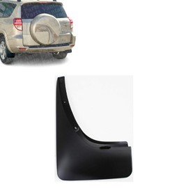 Vantage Auto Parts - Rear Mud Flaps Driver Side Compatible with Toyota RAV4 2006-2012 | Direct Replacement | Plastic | Black | 7662642180 | TO1708107