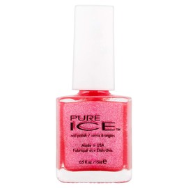 Bari Pure Ice Nail Polish, #308 Girly Girl (Dark Pink Shimmer) .5 Fl Oz