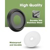 OrgCreator Tub Spout Cover Ring with Seal Back Hole Cover