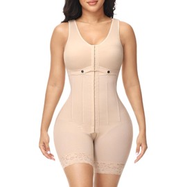 Fajas Colombianas Full Body Shapewear Tummy Control Butt Lifter Body Shaper Bodysuit Waist Trainer Tummy Tuck Compression Garment Faja Post Surgery Corset Shapewear Fajas para Mujeres