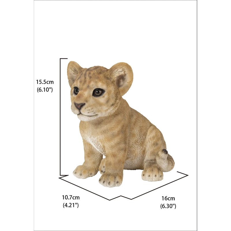 Hi-Line Gift Ltd Pet Pals-Lion Cub Sitting