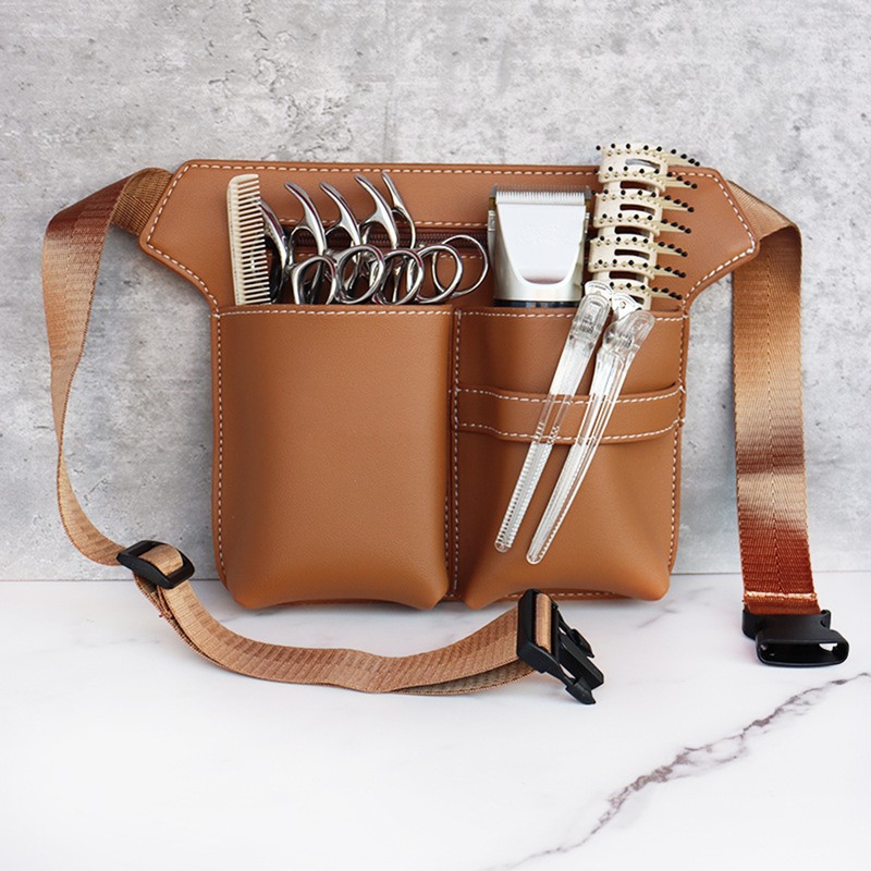 Hairdressing scissors bag barber toolkit hair stylist multifunctional hairdressing bag