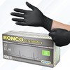 Black Disposable Nitrile Gloves, L, Heavy Duty, Powder-Free, Industrial Grade,