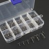 Fishing Treble Hooks Kit 110pcs/box High Carbon Steel Round Bend