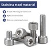 BACSHBY 10 pcs M5 x 50 mm Allen Socket Head