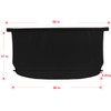 ANGLEWIDE Cargo Security Shade Cover Back Seat Black for 2007-2010