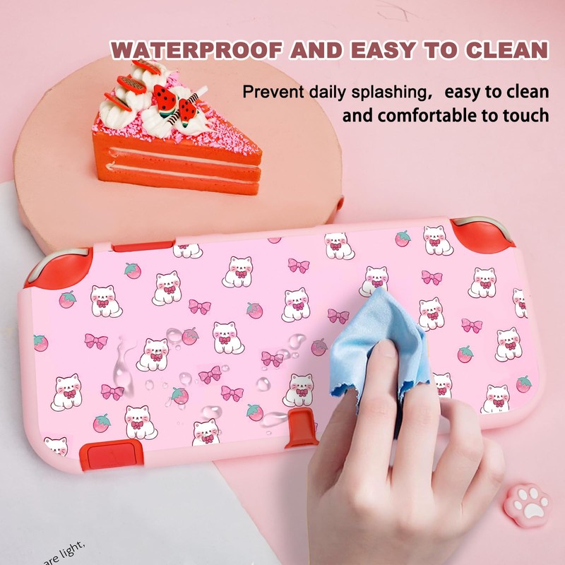 DLseego Case for Switch Lite, Cute Elements Protective Soft Switch