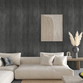 FANCYEASY 15.7"x472" Dark Grey Wood Contact Paper Peel and Stick Wood Grain Contact Paper for Countertops Waterproof Self Adhesive Removable Grey Wallpaper Vinyl Roll for Living Room Bedroom Cabinets