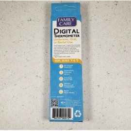 FAMILY CARE DIGITAL ORAL THERMOMETER - Family Care DT-01D - Fahrenheit & Celsius NIB