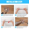 Wardlock 31cm-52cm Extendable Stainless Steel Wardrobe Rail, Adjustable Clothes Rail