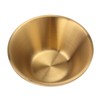 304 Stainless Steel Salad Bowl Double Layer Metal Round Bowl