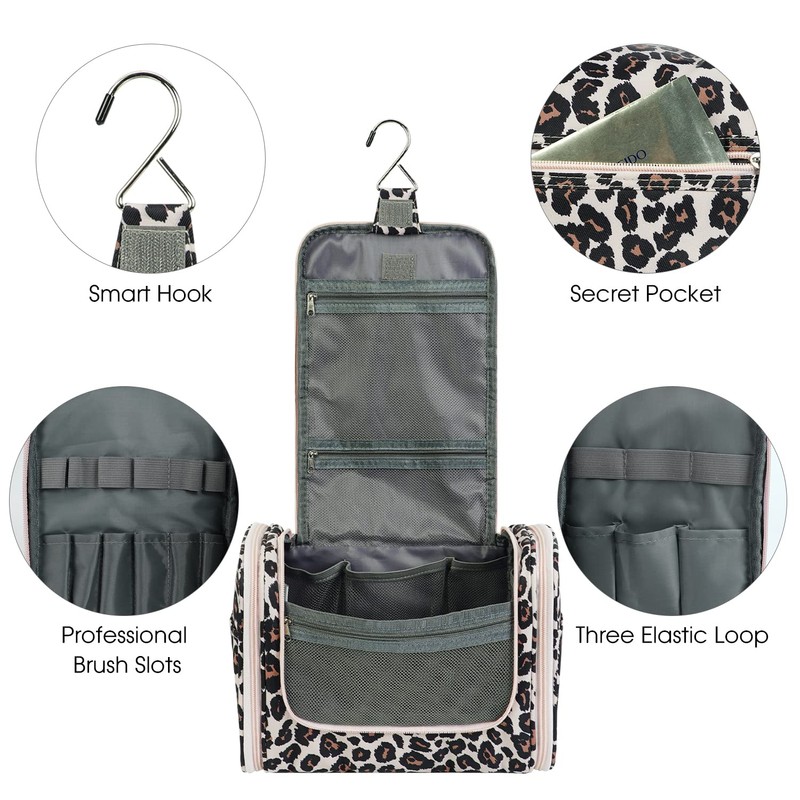Large Hanging Toiletry Wash Bag Travel Makeup Cosmetic Organizer for