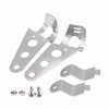 Ymiko Motorcycle Headlight Brackets 26mm, 2pcs Stainless Steel Adjustable Motorcycle