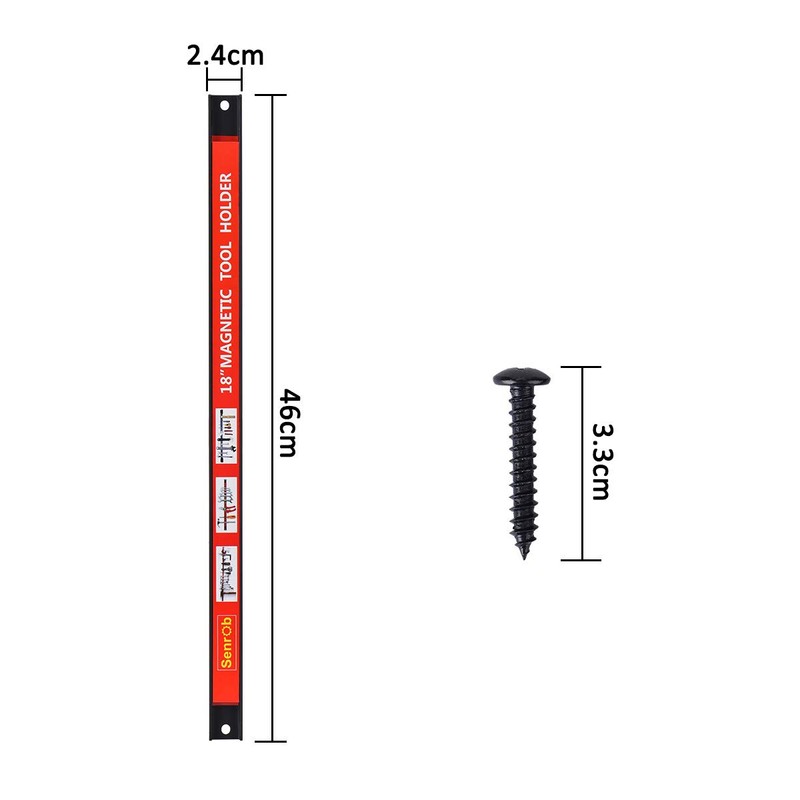 CooFel Magnetic Tool Holder 18 Inch 8 Pack Heavy Duty