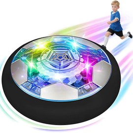 DxxD Air Power Fußball, Hover Fussball Wiederaufladbar Leuchtender Schwebender mit LED, Geschenke Kinderspielzeug Fußballgeschenke Fußballspiel Jungen 3 4 5 6-12 Jahre, Spiele Kinder Indoor Outdoor