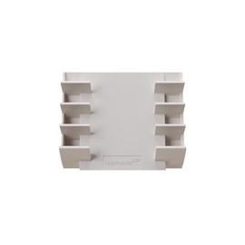 Legamaster Glass Board Marker Holder in Warm Grey - Space for 4 Markers Extra Strong Magnet Stylish Organisation