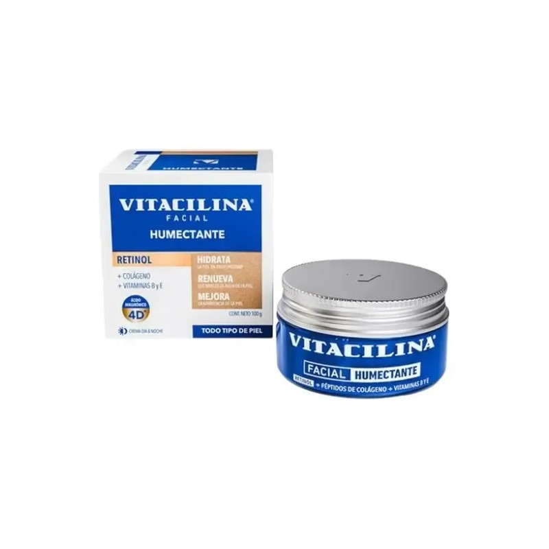 Vitacilina Facial Crema Humectante Con Retinol 100g
