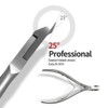 IVON Salon-Quality Cuticle Trimmer, Premium Stainless Steel Cuticle Cutter for