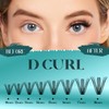 GEMERRY DIY Cluster Eyelash Extensions Kit with Lash Bond and