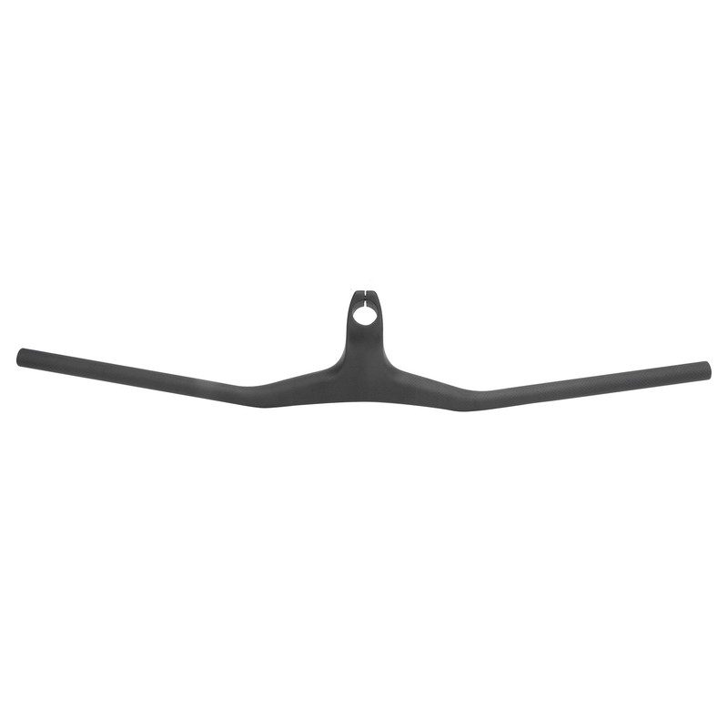 Mountain Bike Handlebars Carbon Fiber Integrated Handlebar Minus 17 Degrees
