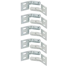newlifeapp 9-1138 Bi-Fold Door Surface Aligner, Steel, 5 Sets (PACK OF 10 ALIGNERS)