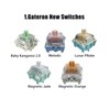 Gateron Series New and Classic Mechanical Keyboard Switches Sample Pack