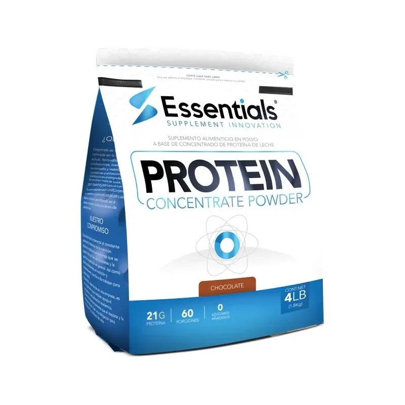 Proteina Whey Protein Essentials 4 Lbs Concentrate Power Sabor Vainilla