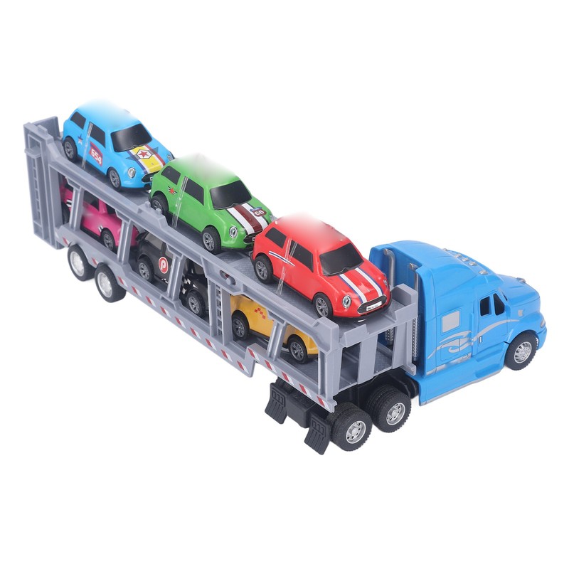 Transport Truck Toy 1/48 Scale Simulation Pull Back Collectible Cars