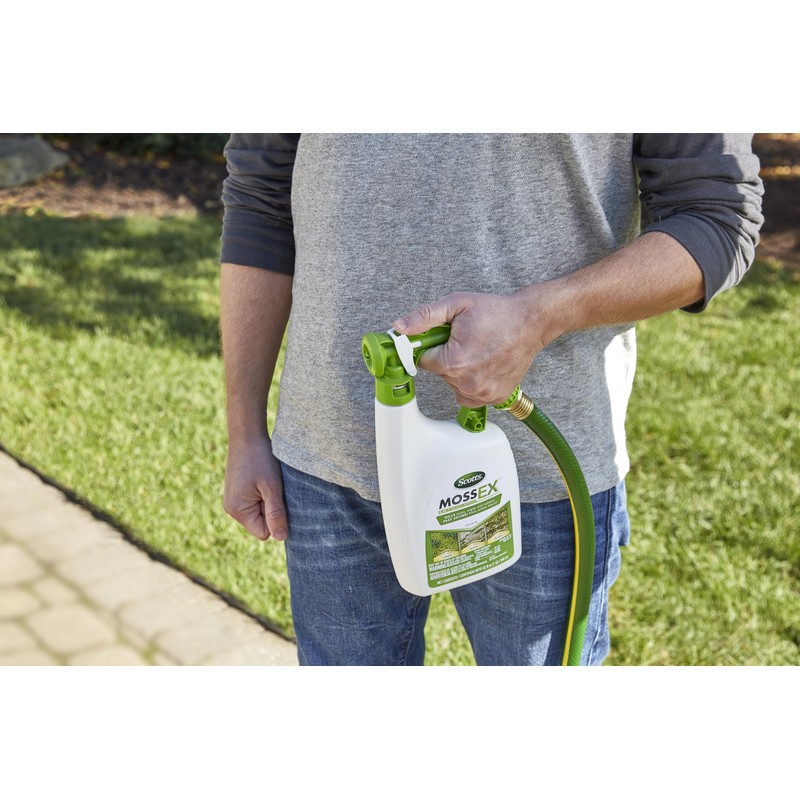 Scotts MossEx 3-in-1 Ready Spray, Kills Moss, Algae and Lichens,