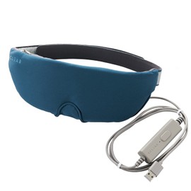 Elecom HCI-H01NV Hot Eye Mask, USB Powered, 2-Level Temperature Adjustment (104°F / 42°C / 47°C), Warming, Light Blocking, Relaxing, Sleep, Washable, Auto Power Off Timer Function, Midnight Navy