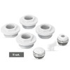 Radiator End Caps and Accessories Set 1 x 1/2 Inch