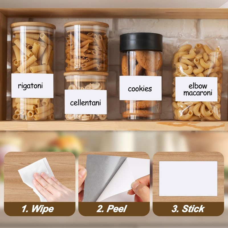 Dry Erase Labels 30 Pack 3x5Inch Reusable Whiteboard Sticky Notes