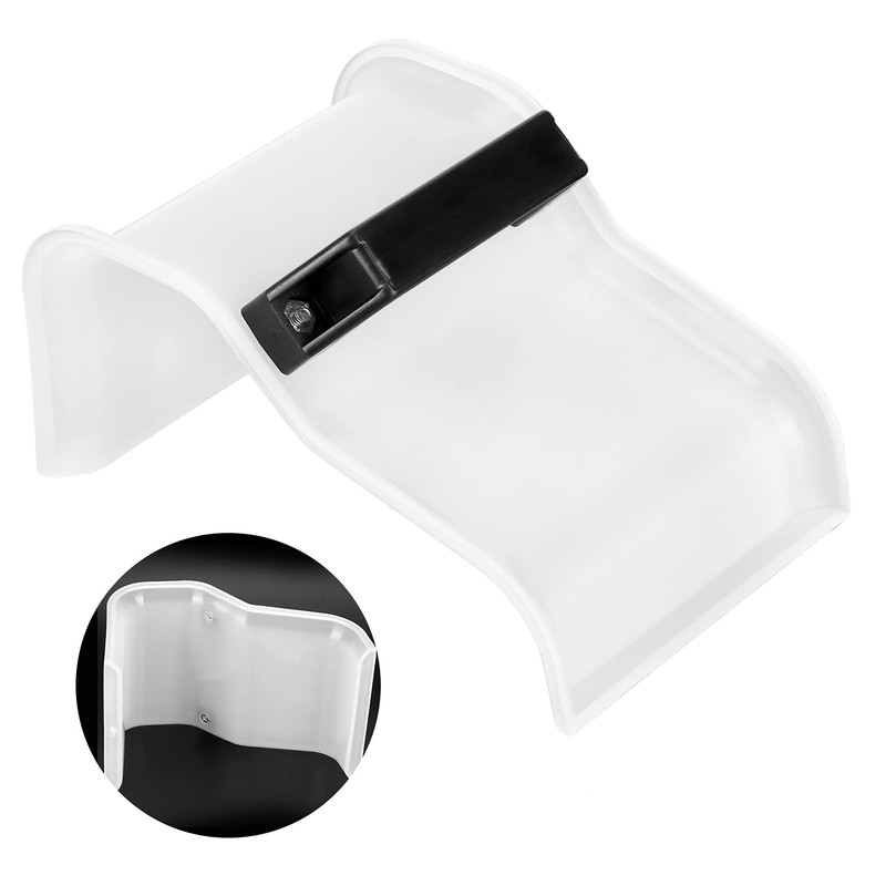 aqxreight Concrete Trowel Tools, Plastic Concrete Curb Trowel with Handle