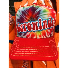 Carowinds Pool Beach Party Trucker Hat Carowinds Tie die Cap Mens Cedar Fair Original