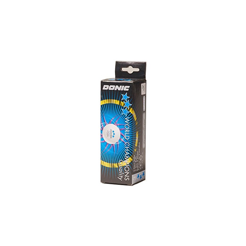 DONIC Ball P40+ *** Pack of 3 White