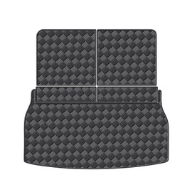 WDYOYS Cargo Mat & Backrest Mats for 2020-2025 Lincoln Aviator Accessories, All Weather Waterproof Rear Cargo Liner Rear Trunk Liner Back Seat Cover Protector