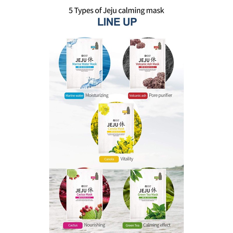 SNP Shining Nature Purity Green Tea Mask Jeju